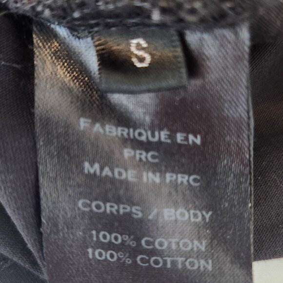 Balmain Paris Black Long Sleeve T-Shirt Size Small 100% Cotton Read Description - Picture 5 of 12